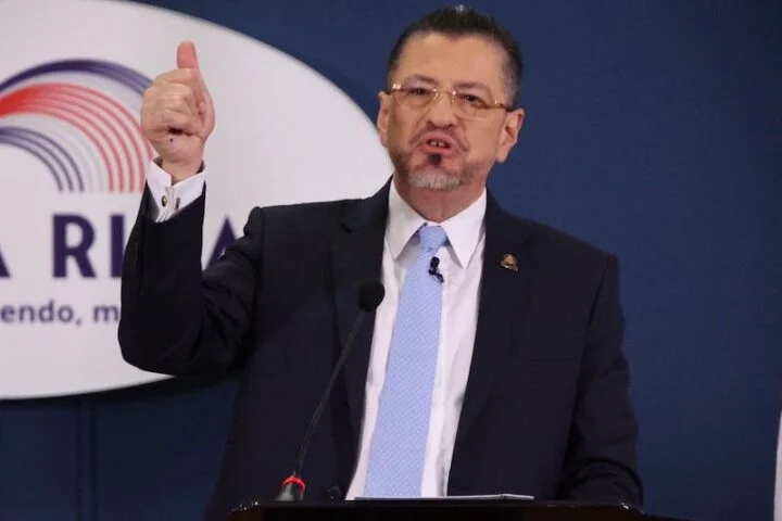 Rodrigo Chaves, presidente de Costa Rica.