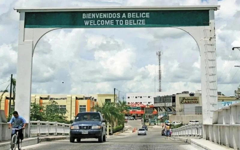 Frontera Belice-Guatemala.