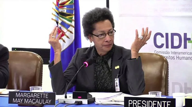 Margarette May Macaulay, presidenta CIDH.