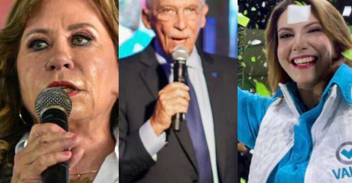 Tres principales candidatos presidenciales cierran campañas en Guatemala