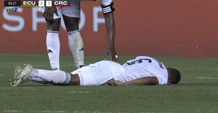 Costa Rica sin el “pura vida” es goleada por Ecuador en amistoso