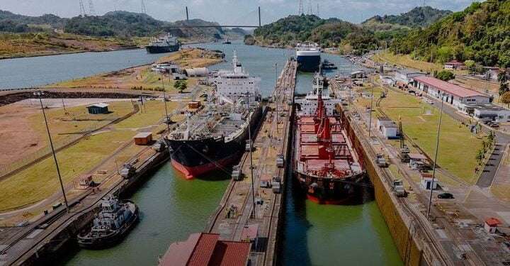 Canal de Panamá enfrenta problemas por la sequía