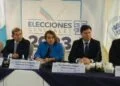 Miembros del Tribunal Supremo Electoral de Guatemala.