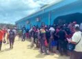 Imagen de archivo de migrantes irregulares en Honduras.
