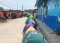 Grupos de migrantes duermen en tiendas de campaña en Las Trojes, Honduras./Foto WOLA