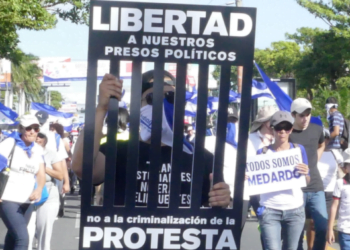 Dictadura de Nicaragua tiene 64 presos políticos denuncia organismo humanitario