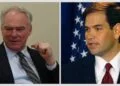 Senadores Tim Kaine y Marco Rubio.