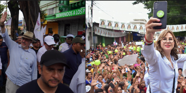 Torres y Arévalo siguen sus campañas en medio de tormenta política