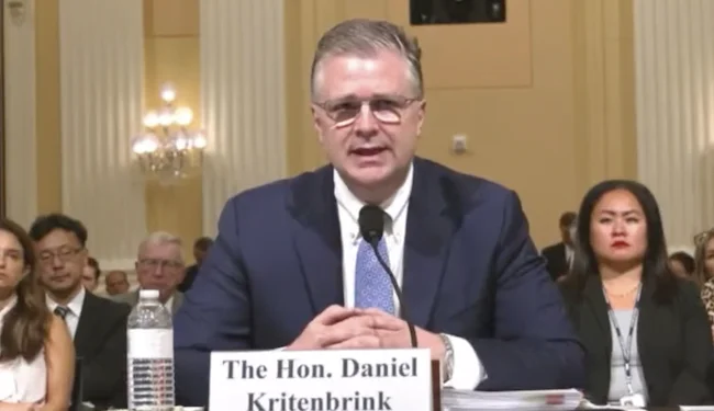Daniel Kritenbrink, subsecretario de Estado de Estados Unidos.