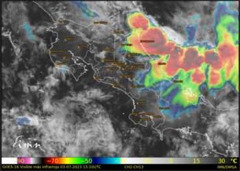 Costa Rica decreta alerta verde por lluvias