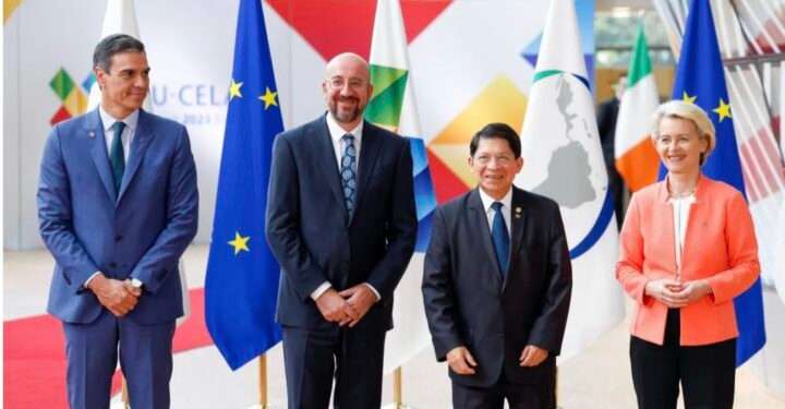 Dictadura de Nicaragua no firma resolución de la cumbre UE-Celac en Bruselas