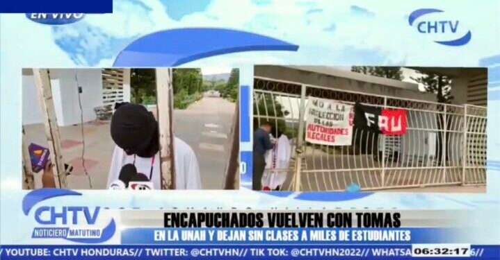 Universidad Nacional de Honduras amanece tomada en reclamo a sus autoridades