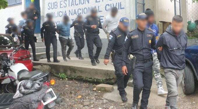 Guatemala reporta arrestos de “prestamistas estafadores”, entre ellos 7 colombianos