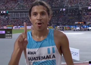 Fondista guatemalteco Luis Grijalva se va para las Olimpiadas de París 2024