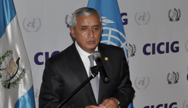 Jueza guatemalteca le da libertad bajo fianza a expresidente Pérez Molina