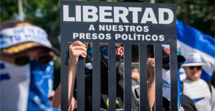 ONG reporta 78 presos políticos en Nicaragua