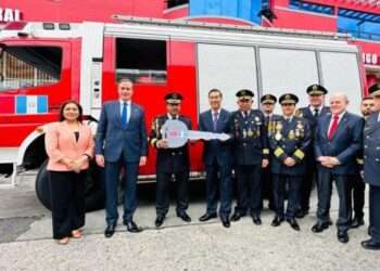 Taiwán dona camiones de bomberos a Guatemala y Escuintla