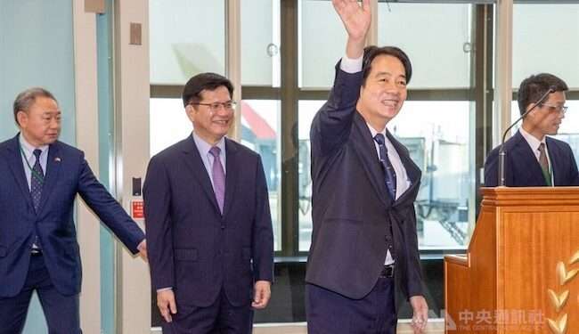 Vicepresidente taiwanés sale rumbo a Paraguay pese a amenazas chinas