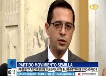 Movimiento Semilla presenta en Guatemala recurso para tratar de revertir la anulación del partido