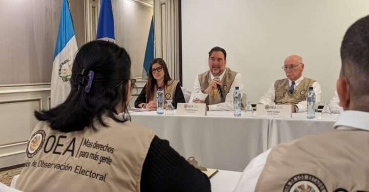 Misión de Observación Electoral de OEA se quedará en Guatemala hasta 2024