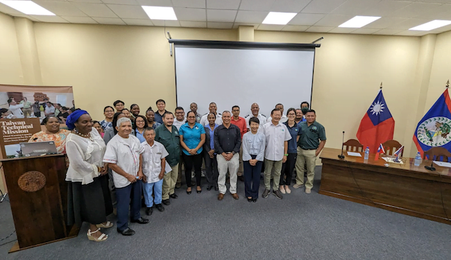 Taiwán capacita a Belice ante desastres y cambio climático