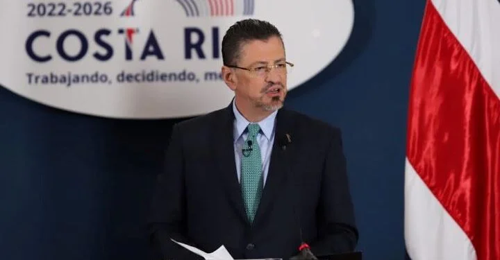 Rodrigo Chaves, presidente de Costa Rica.