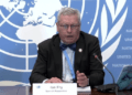 Ian Fry, Relator Especial de las Naciones Unidas sobre el cambio climático.