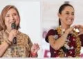 Xochitl Gálvez y Claudia Sheinbaum, candidatas presidenciales de México.