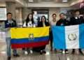 Guatemaltecos repatriados desde Israel llegan a Ecuador