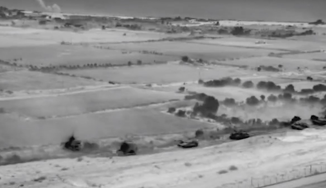 Israel incursiona brevemente con tanques en la franja de Gaza