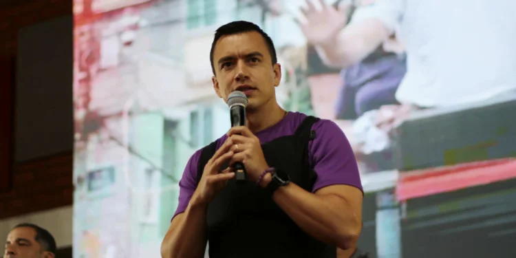 Daniel Noboa, presidente de Ecuador.