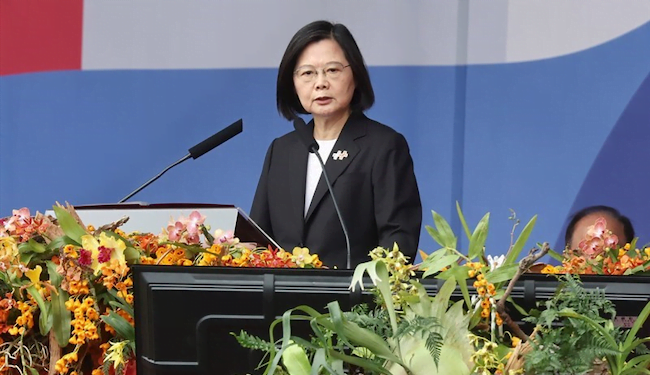 Taiwán pide pide una “coexistencia pacífica” con China en el Día Nacional