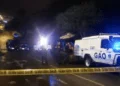 Una escena de homicidio en Alajuela, Costa Rica.