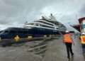 Crucero francés de expediciones llega a Puerto Cortés, Honduras
