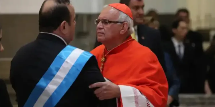 Cardenal guatemalteco preocupado por “rumores” de una orden de captura en su contra