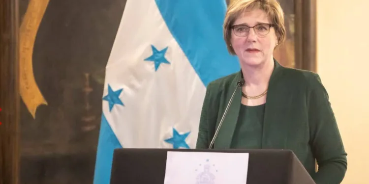Embajadora de EEUU dice que la relación con canciller de Honduras “está bien”