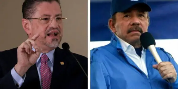 Presidente de Costa Rica mantiene comunicación “cordial” con dictadura de Nicaragua