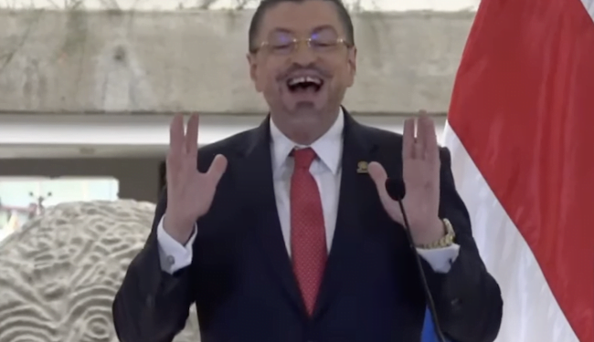 Presidente de Costa Rica reitera exclusión de empresas chinas del 5G por espionaje