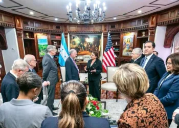 Presidenta hondureña habla de democracia y consensos con congresistas estadounidenses