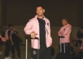 Lionel Messi poco antes de salir de Miami la noche del jueves.