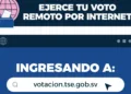 Tribunal Electoral salvadoreño registra al menos 220 mil votos por internet