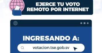 Tribunal Electoral salvadoreño registra al menos 220 mil votos por internet