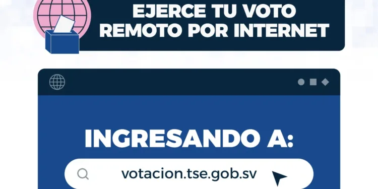 Tribunal Electoral salvadoreño registra al menos 220 mil votos por internet