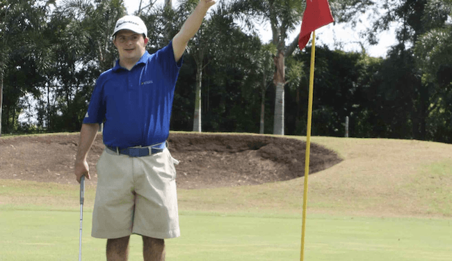 Juan Ignacio Castillo: el golfista que supera las barreras de la vida