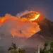 Incendio forestal avanza en el volcán de Agua en Guatemala