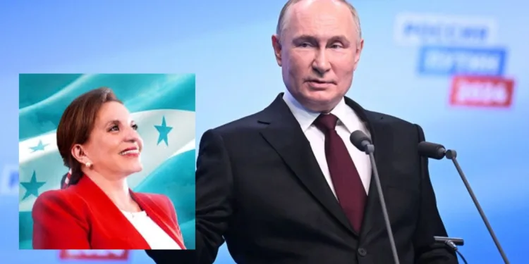 Critican a presidenta de Honduras por felicitar el triunfo electoral de Putin
