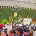 Vía Crucis fue realizado en patio de catedral de Managua por la prohibición de la dictadura