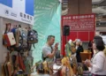 Productos guatemaltecos en la feria que se celebra en el Taipei World Trade Center.