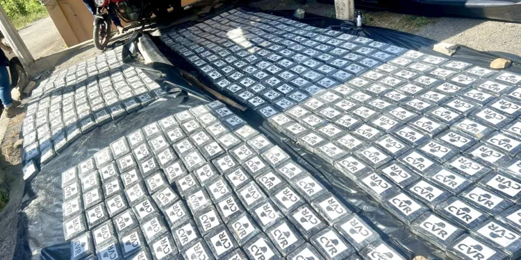 Decomisan cocaína valorada en $10 millones en Izabal, Guatemala