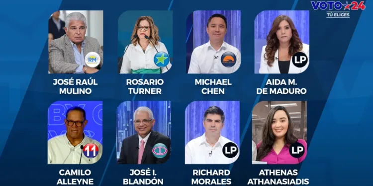 Candidatos a vicepresidente de Panamá debatirán el 8 de abril